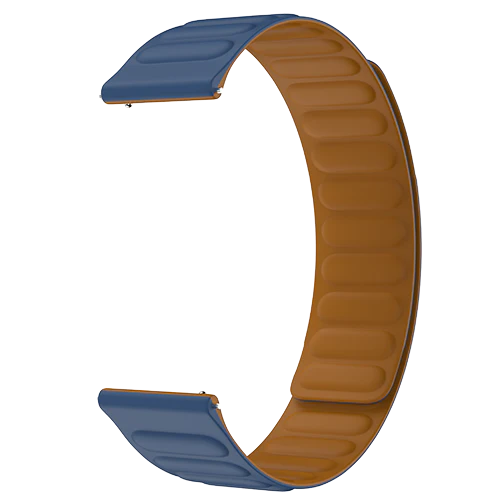 Bounce Magnetic Flow Reversible Dual Tone Silicone Watch Strap 22mm - Image 6