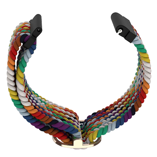Braided Buckle Watch Strap 22mm - Image 7